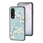 Mobilcover til OnePlus Nord 5 5G / Ace 5 Ultra 5G med blomstermønster i TPU + beskyttende cover i hærdet glas
