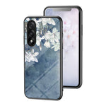 Mobilcover til OnePlus Nord 5 5G / Ace 5 Ultra 5G med blomstermønster i TPU + beskyttende cover i hærdet glas