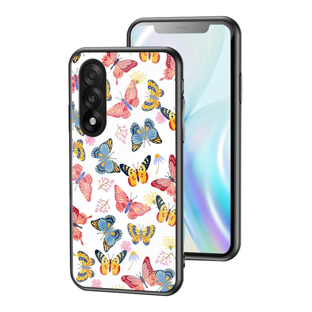 OnePlus Nord 5 5G / Ace 5 Ultra 5G Butterfly Series Glasskal Färgglatt Elegant Skyddsfodral