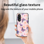OnePlus Nord 5 5G / Ace 5 Ultra 5G Butterfly Series Glasskal Färgglatt Elegant Skyddsfodral