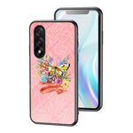 OnePlus Nord 5 5G / Ace 5 Ultra 5G Butterfly Series Glasskal Färgglatt Elegant Skyddsfodral