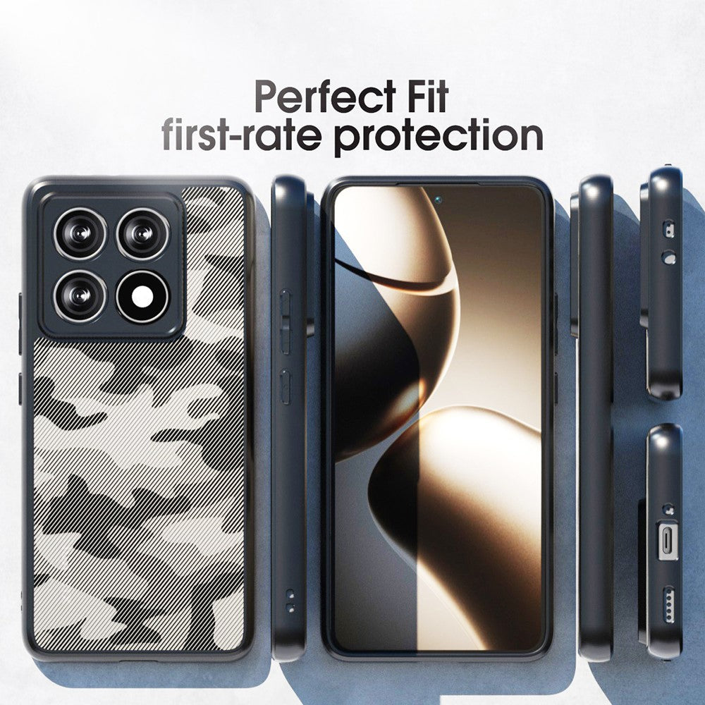 IBMRS For Xiaomi 17 Case Soft TPU Frame Hard PC Back Anti-Fall Phone Cover