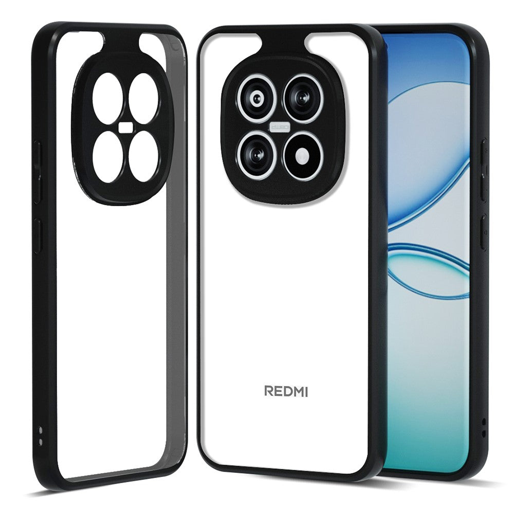 IBMRS For Xiaomi Poco M8 Pro 5G / Redmi Note 15 Pro+ 5G (Global) Case Soft TPU Frame Hard PC Back Anti-Fall Phone Cover