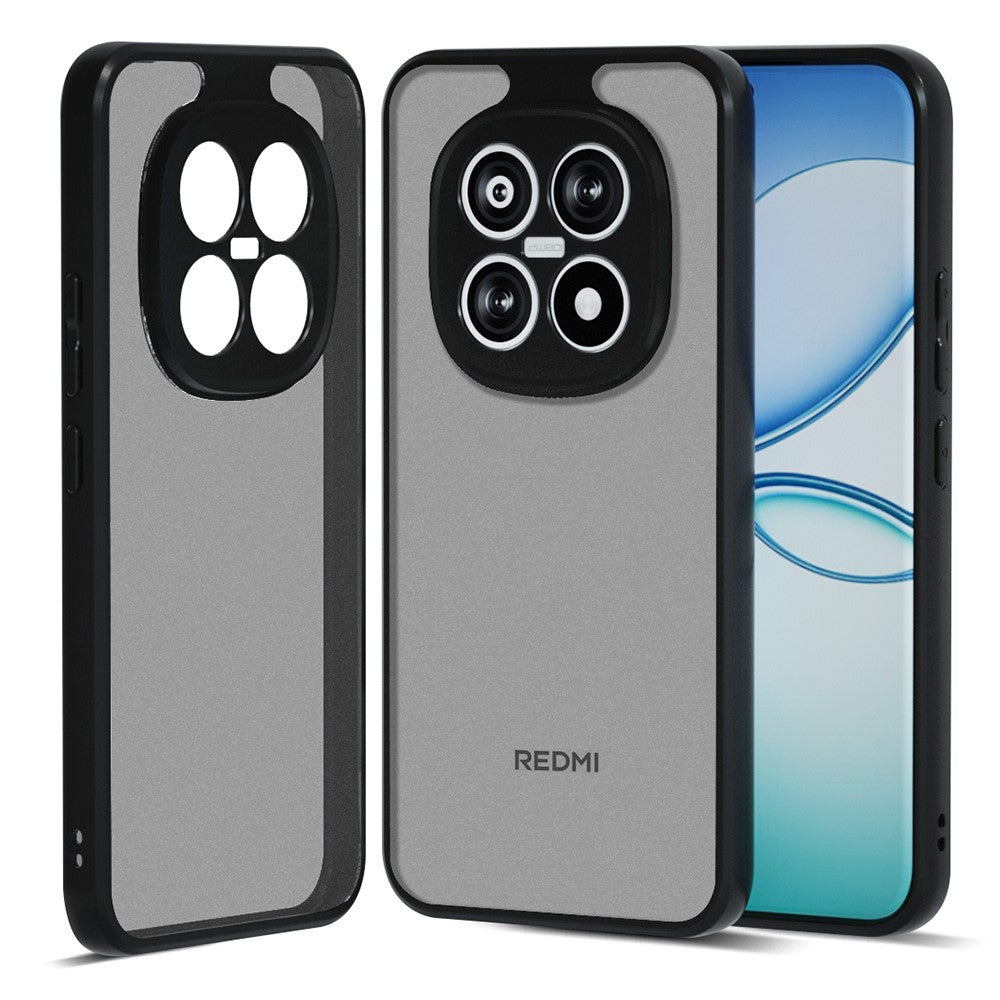 IBMRS For Xiaomi Poco M8 Pro 5G / Redmi Note 15 Pro+ 5G (Global) Case Soft TPU Frame Hard PC Back Anti-Fall Phone Cover