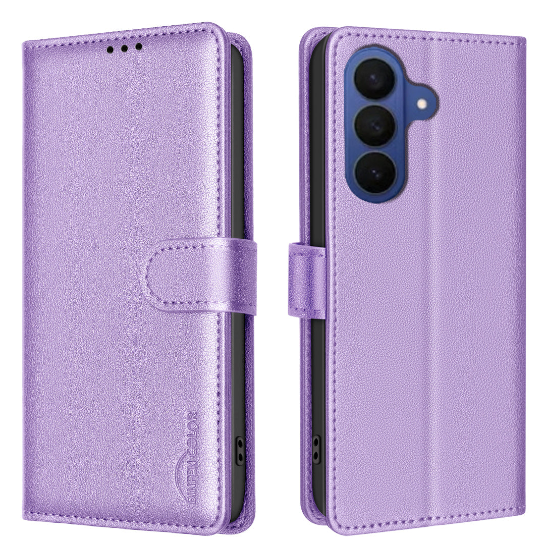 BINFEN COLOR For Samsung Galaxy A37 5G Leather Case  BF32 Wallet RFID Blocking Phone Cover