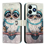 For Honor X5c Plus 4G Leather Case Pattern Printing Wallet Stand Mobile Cover with Strap
