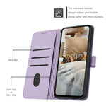 Til Honor X5c Plus 4G / X5c 4G Pung Etui Katteaftryk Læder Telefoncover med Rem