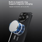 Xiaomi 15T Pro Magnetiskt Skal PU TPU PC mobil Baksida med Metalllinsram