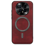 For Honor Magic8 5G Magnetic Case PU TPU PC Phone Back Cover with Metal Lens Frame