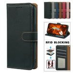 Phone Case for Honor 400 Smart 5G  /  X7d 4G  /  X7d 5G RFID Blocking Wallet Litchi Texture Leather Phone Cover Magnetic Clasp