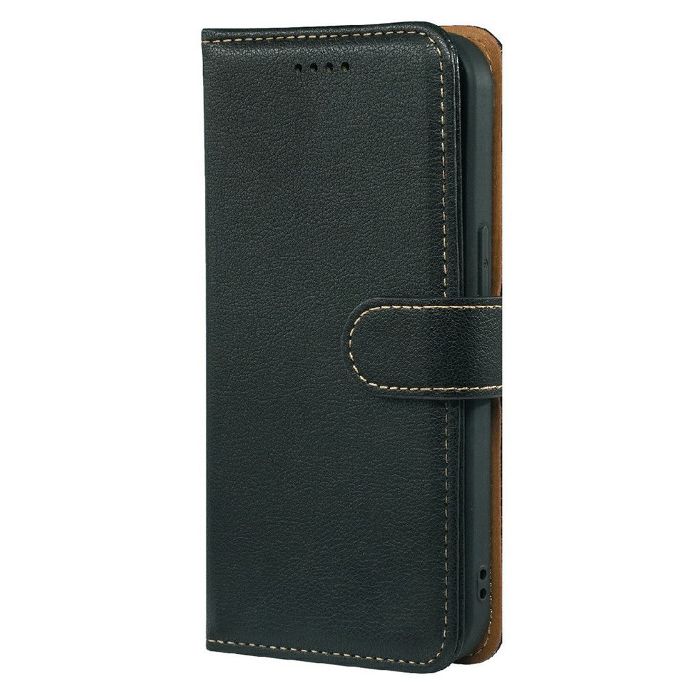 Phone Case for Honor 400 Smart 5G  /  X7d 4G  /  X7d 5G RFID Blocking Wallet Litchi Texture Leather Phone Cover Magnetic Clasp