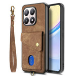 For Xiaomi 15T Case with Card Holder Kickstand Leather Phone Back Cover