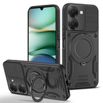 For Xiaomi Redmi A5 NFC (EU) (173.45mm) Magnetic Case Shockproof TPU + PC Phone Back Cover with Kickstand