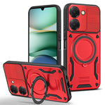 For Xiaomi Redmi A5 NFC (EU) (173.45mm) Magnetic Case Shockproof TPU + PC Phone Back Cover with Kickstand
