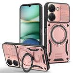 For Xiaomi Redmi A5 NFC (EU) (173.45mm) Magnetic Case Shockproof TPU + PC Phone Back Cover with Kickstand