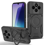 For Xiaomi Redmi 14C 5G Magnetic Case Shockproof TPU + PC Phone Back Cover with Kickstand