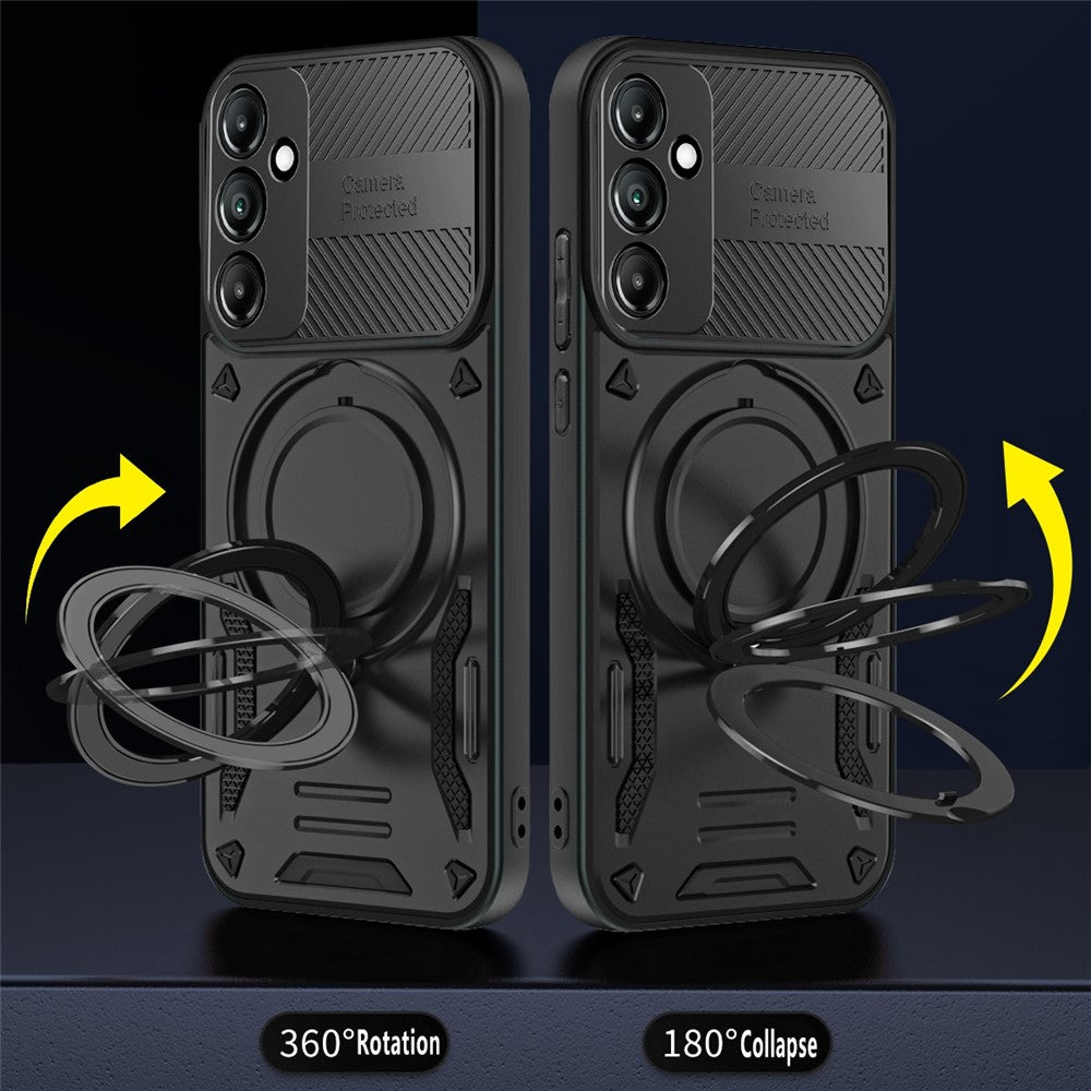Phone Case for Samsung Galaxy A36 5G / Galaxy A56 5G Magnetic Case Shockproof TPU + PC Phone Back Cover with Kickstand