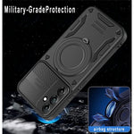 Phone Case for Samsung Galaxy A36 5G / Galaxy A56 5G Magnetic Case Shockproof TPU + PC Phone Back Cover with Kickstand