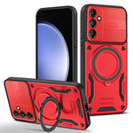 Phone Case for Samsung Galaxy A36 5G / Galaxy A56 5G Magnetic Case Shockproof TPU + PC Phone Back Cover with Kickstand