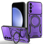 Phone Case for Samsung Galaxy A36 5G / Galaxy A56 5G Magnetic Case Shockproof TPU + PC Phone Back Cover with Kickstand