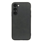 Mobile Phone Case for Samsung Galaxy S23, Cowhide Texture Dustproof Anti-Scratch Hard PC+TPU+PU Leather Phone Cover
