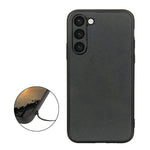 Mobile Phone Case for Samsung Galaxy S23, Cowhide Texture Dustproof Anti-Scratch Hard PC+TPU+PU Leather Phone Cover