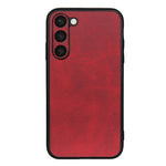 Mobile Phone Case for Samsung Galaxy S23, Cowhide Texture Dustproof Anti-Scratch Hard PC+TPU+PU Leather Phone Cover