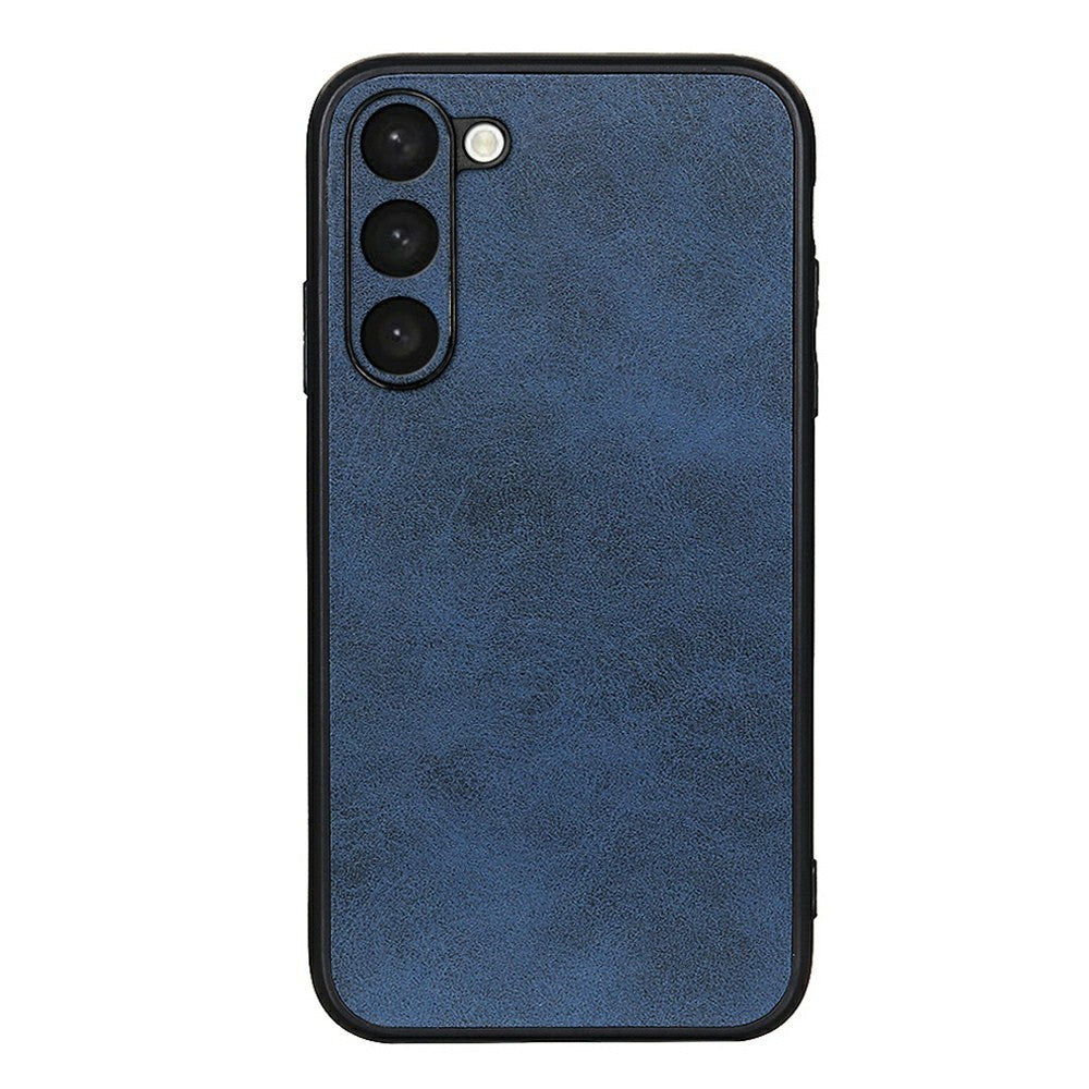 Mobile Phone Case for Samsung Galaxy S23, Cowhide Texture Dustproof Anti-Scratch Hard PC+TPU+PU Leather Phone Cover