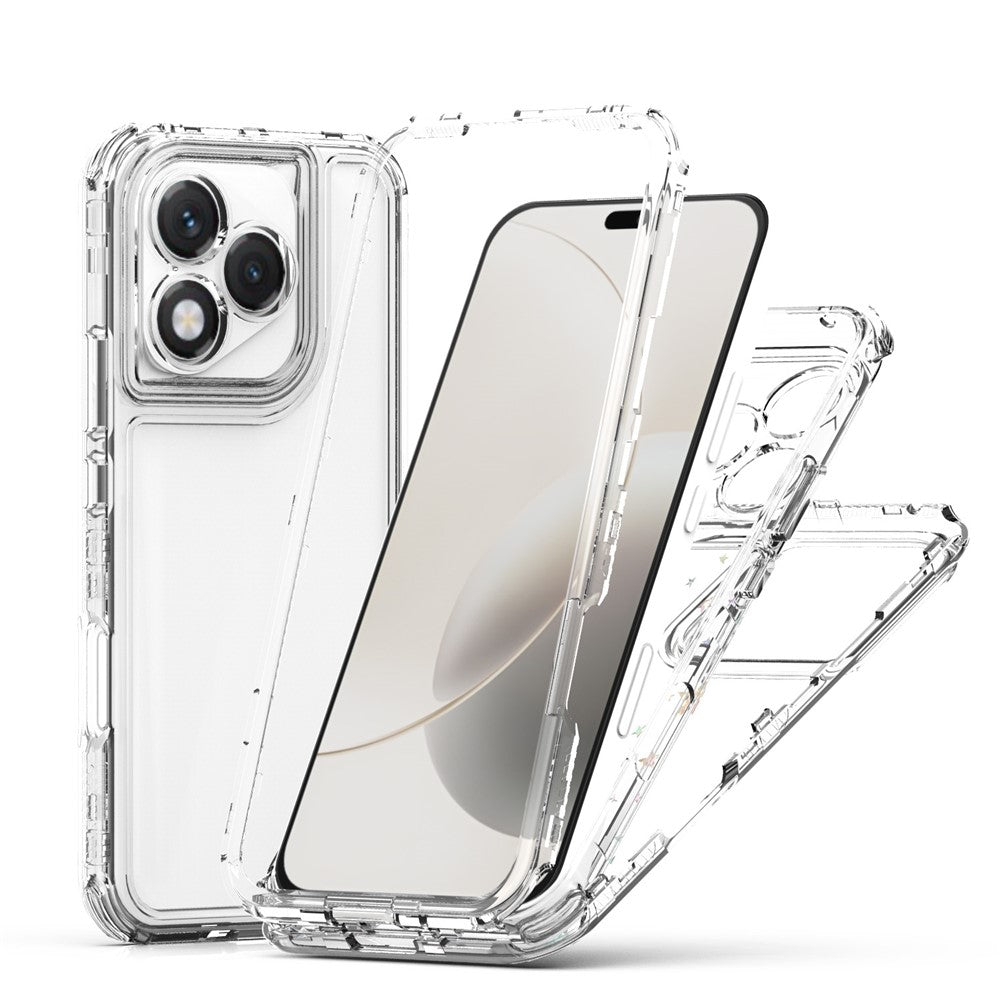 Clear Case for Honor 400 Lite 5G Anti Scratch Acrylic TPU Phone Cover