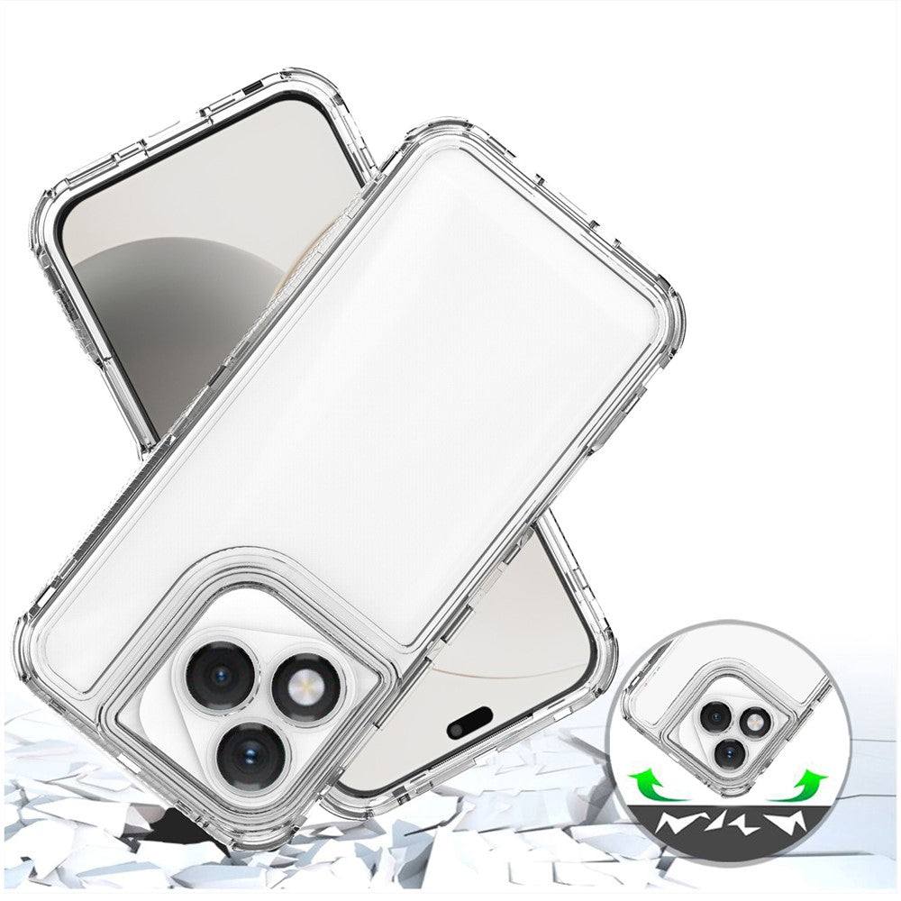 Clear Case for Honor 400 Lite 5G Anti Scratch Acrylic TPU Phone Cover