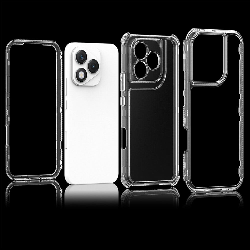 Clear Case for Honor 400 Lite 5G Anti Scratch Acrylic TPU Phone Cover