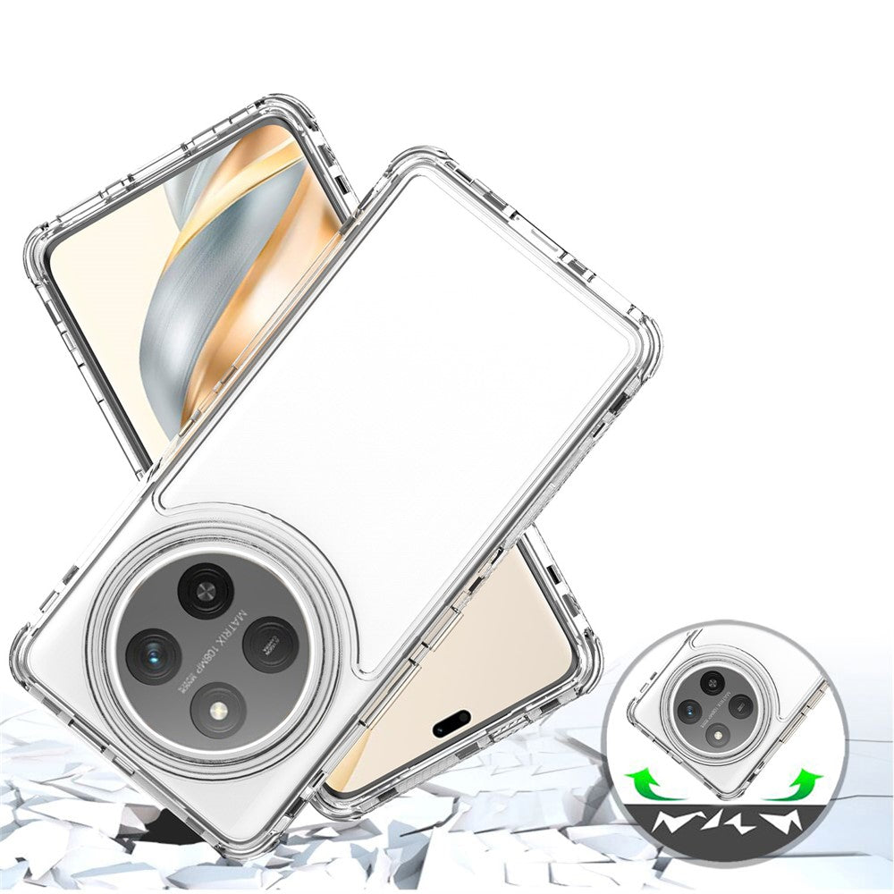 Clear Case for Honor Magic7 Lite 5G / X60 Pro 5G / X9c 5G Anti Scratch Acrylic TPU Phone Cover