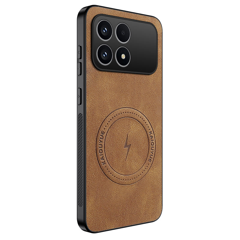 WANLONFENG Magnetiskt Skal För Xiaomi Redmi K90 5G / Poco F8 Pro 5G SD1-serien Nappatextur PC TPU mobilskal