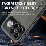 WANLONFENG För Xiaomi Redmi K90 Pro Max 5G / Poco F8 Ultra Magnetiskt Skal SD1-serien Nappa Textur PC TPU mobilskal