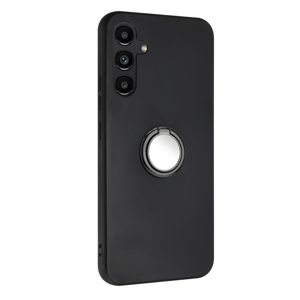 Til Samsung Galaxy A57 5G etui med ringstativ, blødt TPU mat telefoncover