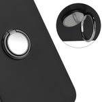 Til Samsung Galaxy A57 5G etui med ringstativ, blødt TPU mat telefoncover