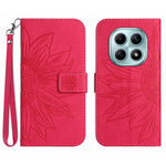 For Xiaomi Redmi Note 15 Pro 4G (Global) Case Sunflower Imprint Leather Wallet Phone Cover with Wrist Strap