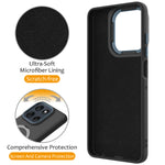 Til Motorola Edge 60 Neo 5G / Edge 50 Neo 5G / Moto S50 5G / ThinkPhone 25 5G Magnetisk cover Roterende ringstativ TPU + PC Bagcover