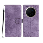 For Honor Magic8 Pro 5G Case Butterfly Design Flip Wallet Leather Phone Cover Skin-Touch