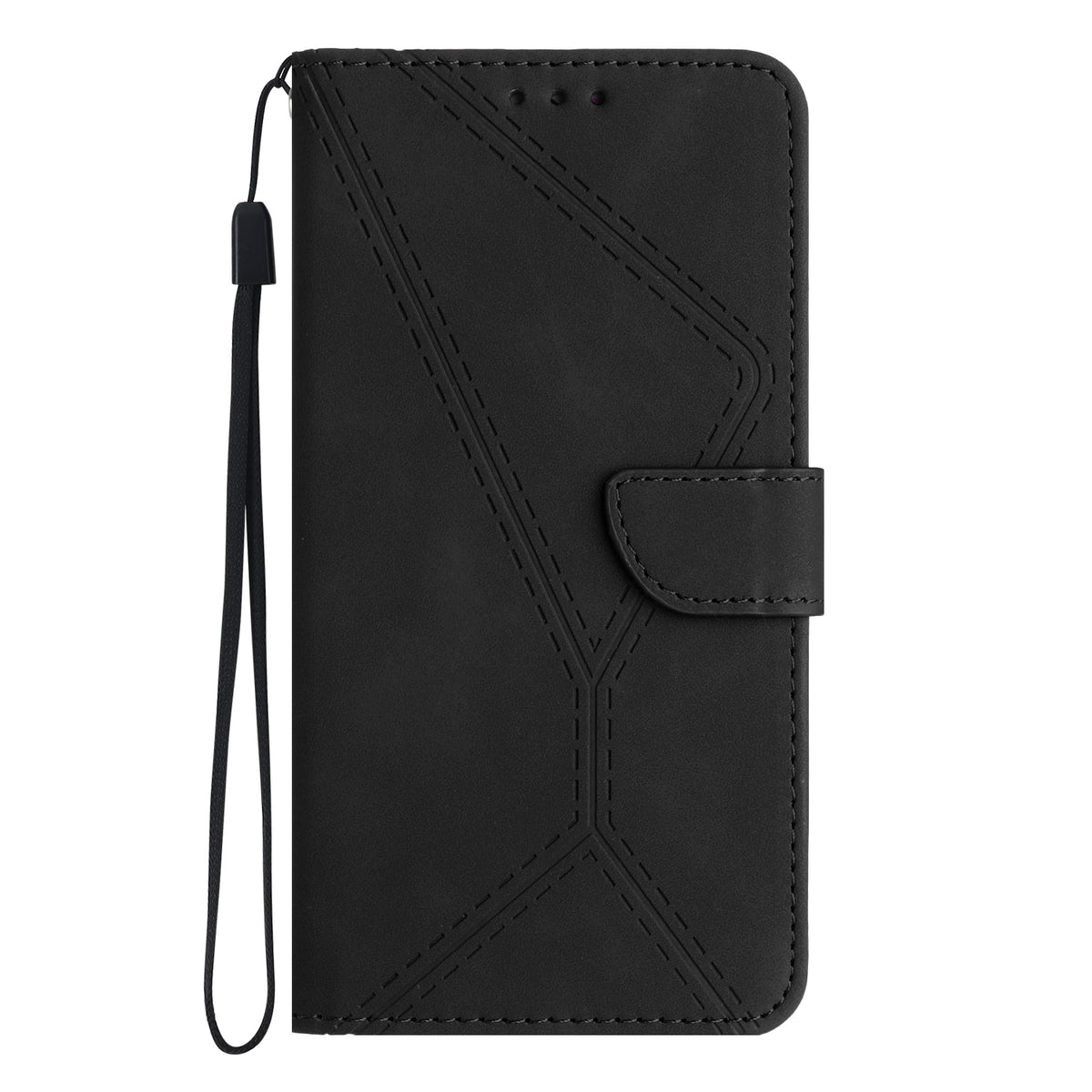 For Xiaomi Redmi Note 15 Pro 4G (Global) Case Skin Touch Lines Imprinted PU Leather Flip Phone Cover