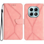 For Xiaomi Redmi Note 15 Pro 4G (Global) Case Skin Touch Lines Imprinted PU Leather Flip Phone Cover