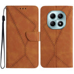 For Xiaomi Redmi Note 15 Pro 4G (Global) Case Skin Touch Lines Imprinted PU Leather Flip Phone Cover