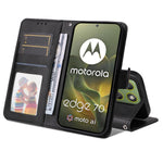 For Motorola Edge 70 5G Case Wallet PU Leather Folio Flip Phone Cover