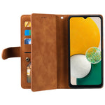 For Samsung Galaxy A57 5G Case 9 Card Slots Zipper Wallet PU Leather Phone Cover with Wrist Strap