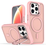 iPhone 13 Pro Max-skal, vikbart stöd, matt PC + TPU-mobilskal, kompatibelt med MagSafe