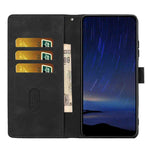 For Samsung Galaxy S26+ Flip Case Cherry Blossom Pattern Leather Wallet Stand Phone Cover with Wrist Strap