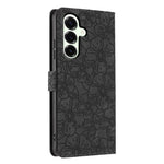 For Samsung Galaxy S26+ Flip Case Cherry Blossom Pattern Leather Wallet Stand Phone Cover with Wrist Strap