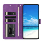 Til Samsung Galaxy A57 5G Etui Sommerfugl Blomst Trykt PU Læder Pung Stativ Telefoncover