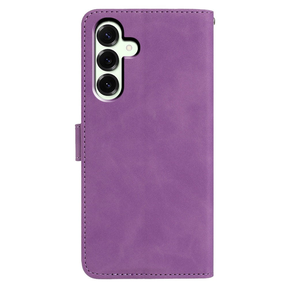For Samsung Galaxy A37 5G Case Butterfly Flower Imprinted PU Leather Wallet Stand Phone Cover