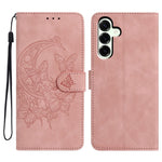 For Samsung Galaxy A37 5G Case Butterfly Flower Imprinted PU Leather Wallet Stand Phone Cover